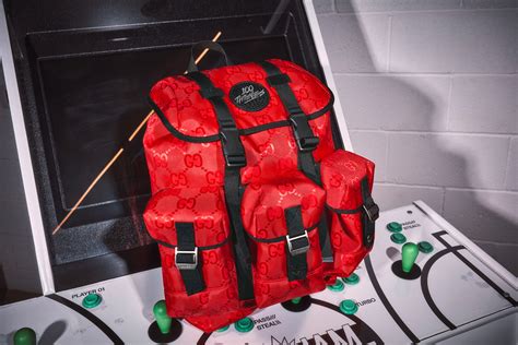 100thieves x gucci backpack|Gucci backpack release date.